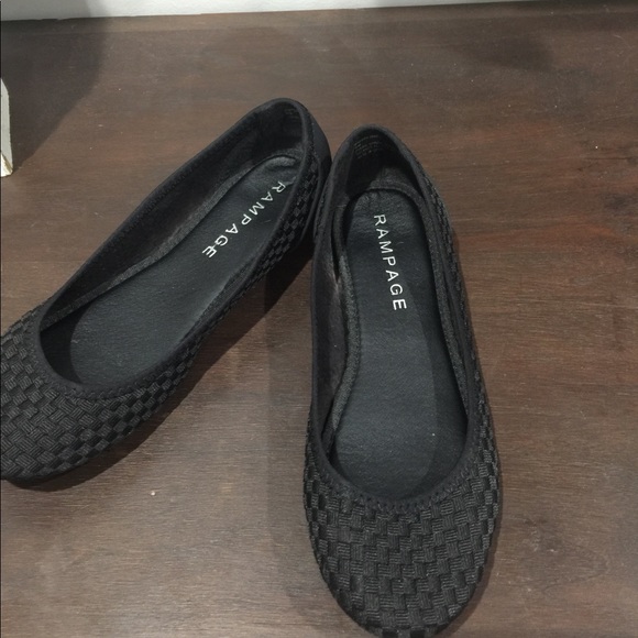 rampage black flats